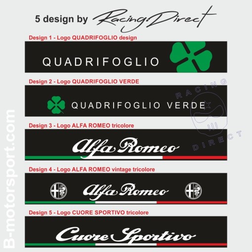 Windshield decal ALFA ROMEO Quadrifoglio