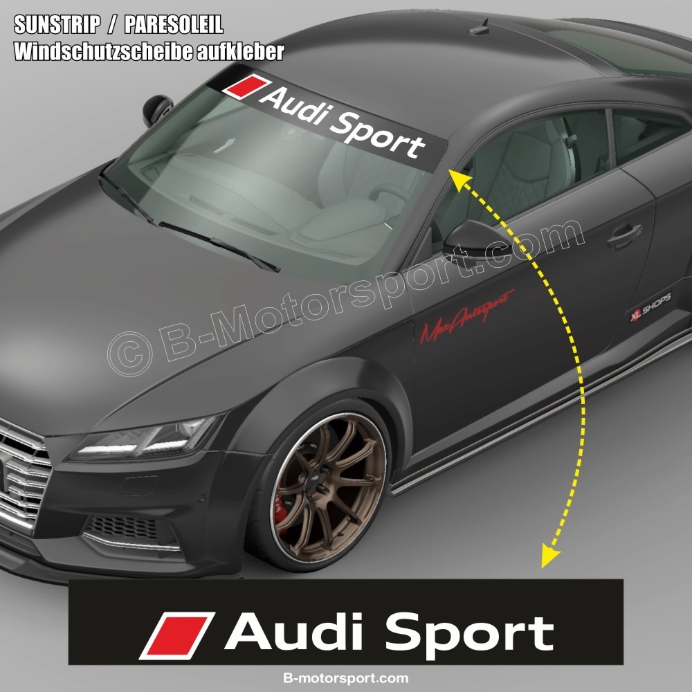 AUDI SPORT Windschutzscheibe aufkleber