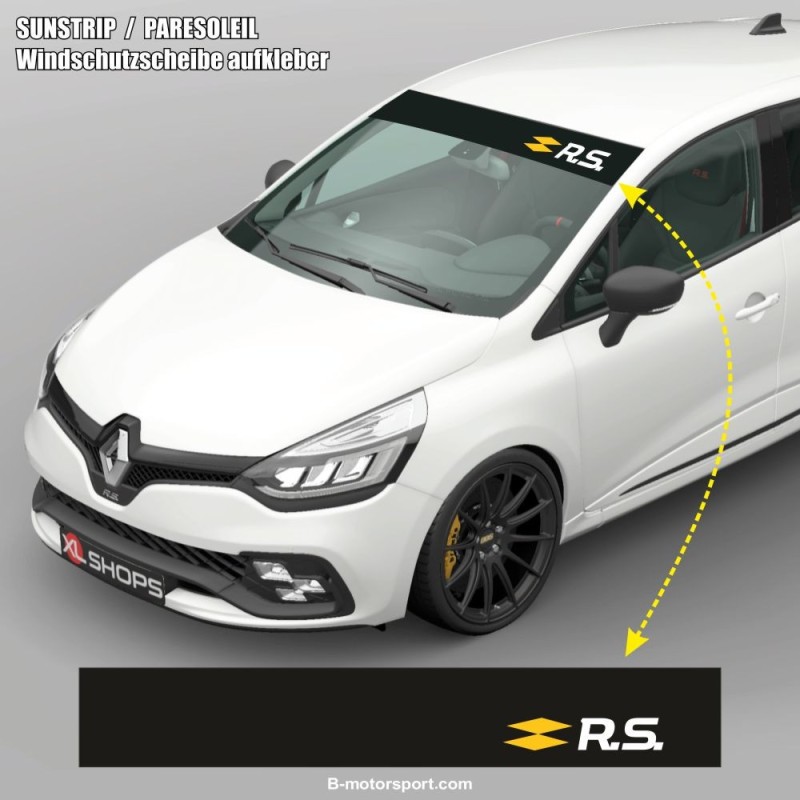 Parabrezza adesivo RENAULT logo RS