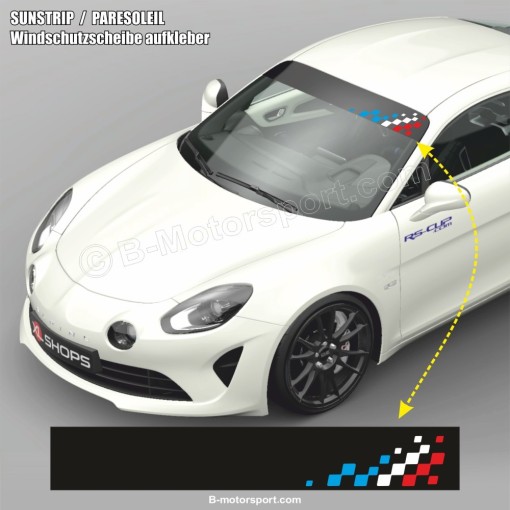 Parabrezza adesivo Trackday ALPINE A110