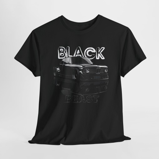 BLACK BEAST with BMW 2002 ti Tshirt homme