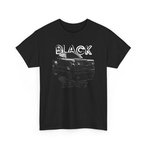 BLACK BEAST with BMW 2002 ti Tshirt homme