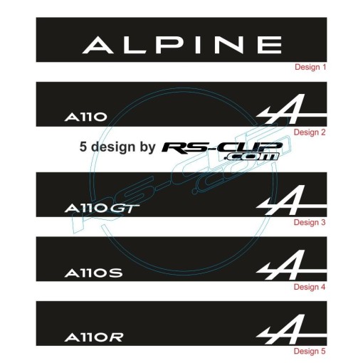 Pare-soleil ALPINE A110 A110GT A110S A110R