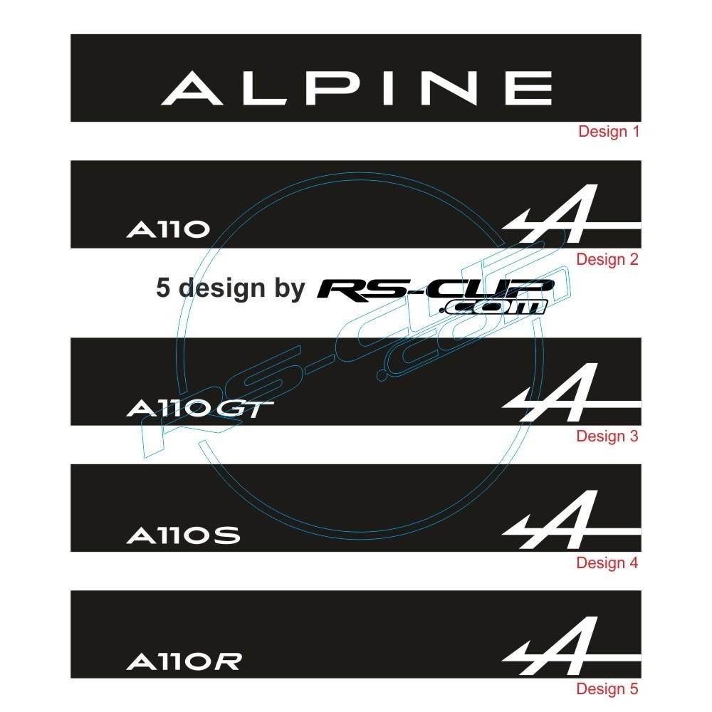 Parabrezza adesivo ALPINE A110 A110GT A110S A110R