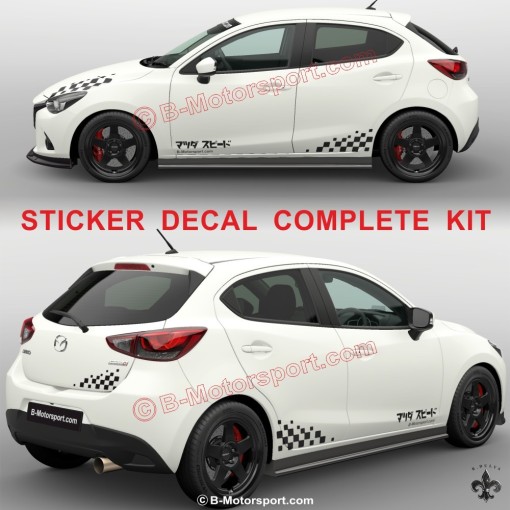 STREET RACER  - Kit graphique complet pour tous modèles de MAZDA