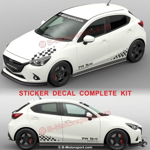 STREET RACER - Complete graphic kit for all Mazda models