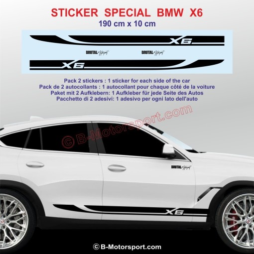 Adesivi da corsa per BMW X6