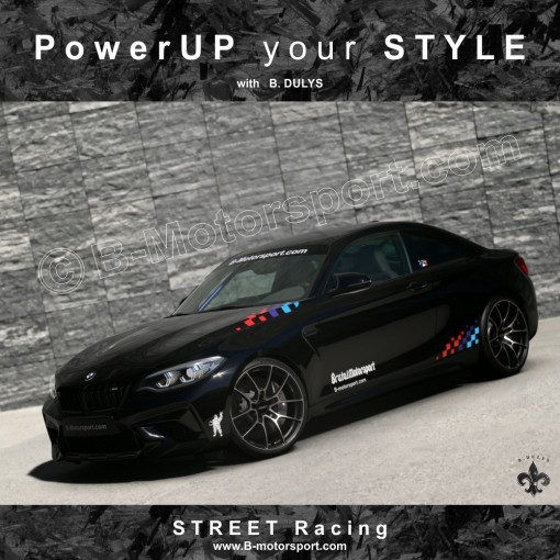 M-POWER STYLE - Kit grafico completo per tutti i modelli BMW