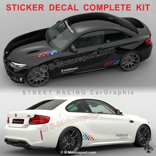 M-POWER STYLE - Kit grafico completo per tutti i modelli BMW