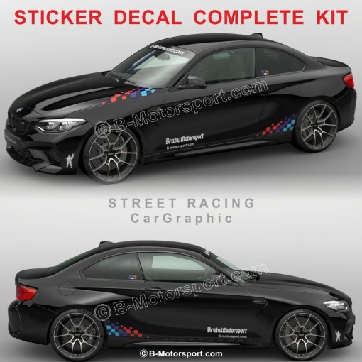 M-POWER STYLE - Kit grafico completo per tutti i modelli BMW