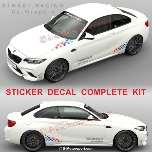 M-POWER STYLE - Kit grafico completo per tutti i modelli BMW