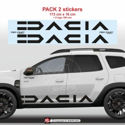 DUSTER sticker Sport side skirt sticker decals