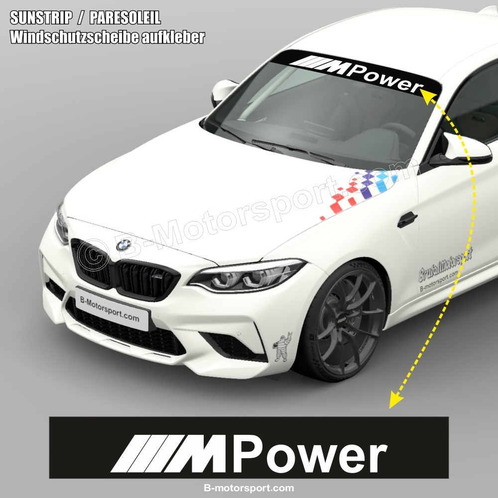 Parabrezza adesivo BMW M-Power