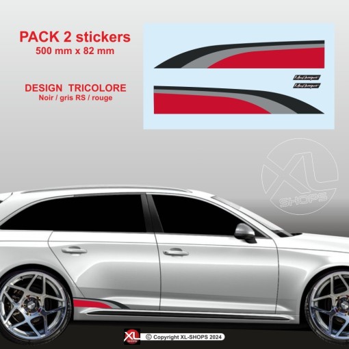 AUDI SPORT colored sticker for AUDI A1 A3 A4 A5 A6 A7 A8 TT Q1 Q2 Q3 Q4 Q5 Q6 Q7 Q8 Q9 RS