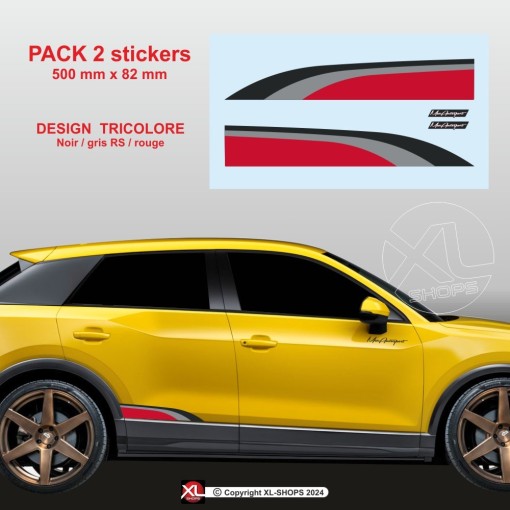 AUDI SPORT colored sticker for AUDI A1 A3 A4 A5 A6 A7 A8 TT Q1 Q2 Q3 Q4 Q5 Q6 Q7 Q8 Q9 RS