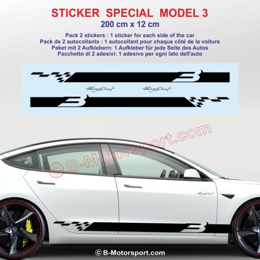 Adesivi SPORT per TESLA MODEL 3