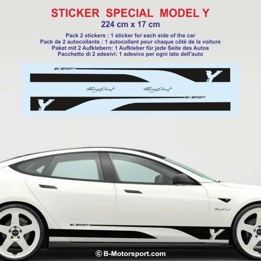 thumbnail image 2 of Glossy White Tesla Motor 6-Inch Vinyl Decal Sticker – Perfect For Car, Truck, Or Wall! 2 of 6