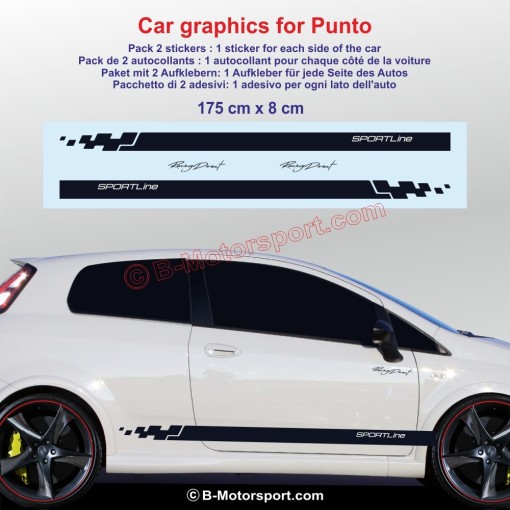 Adesivi SPORTLINE per FIAT PUNTO