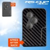 Carbon Look sticker 3 buttons Key for Renault