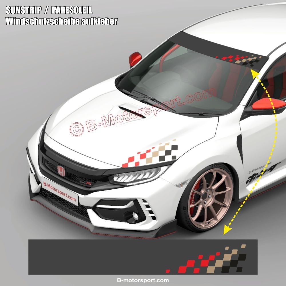 JDM Windshield decal for Honda