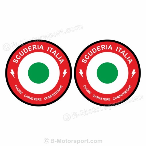 2 SCUDERIA ITALIA sticker decal Aeronautica for FIAT ABARTH