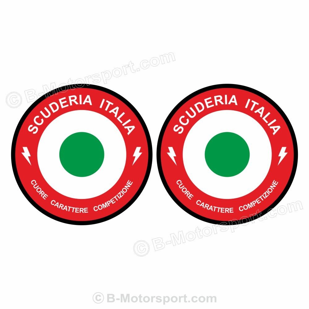 2 SCUDERIA ITALIA sticker decal Aeronautica for LANCIA