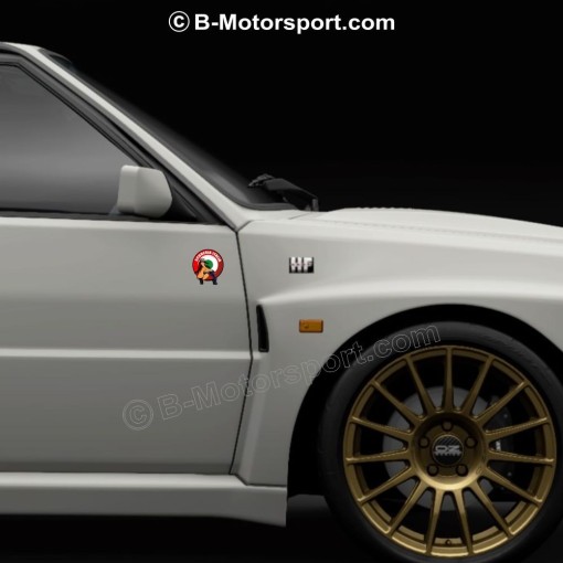 3 adesivi SCUDERIA ITALIA per LANCIA