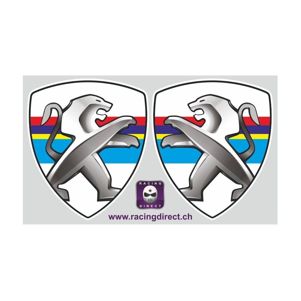 2 sticker PEUGEOT SPORT vintage