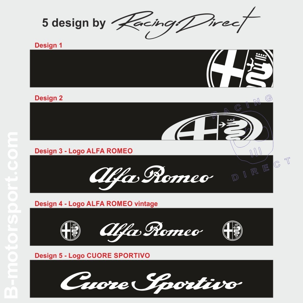 Windshield decal ALFA ROMEO classic