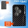 Carbon Look sticker 3 buttons Key for Renault