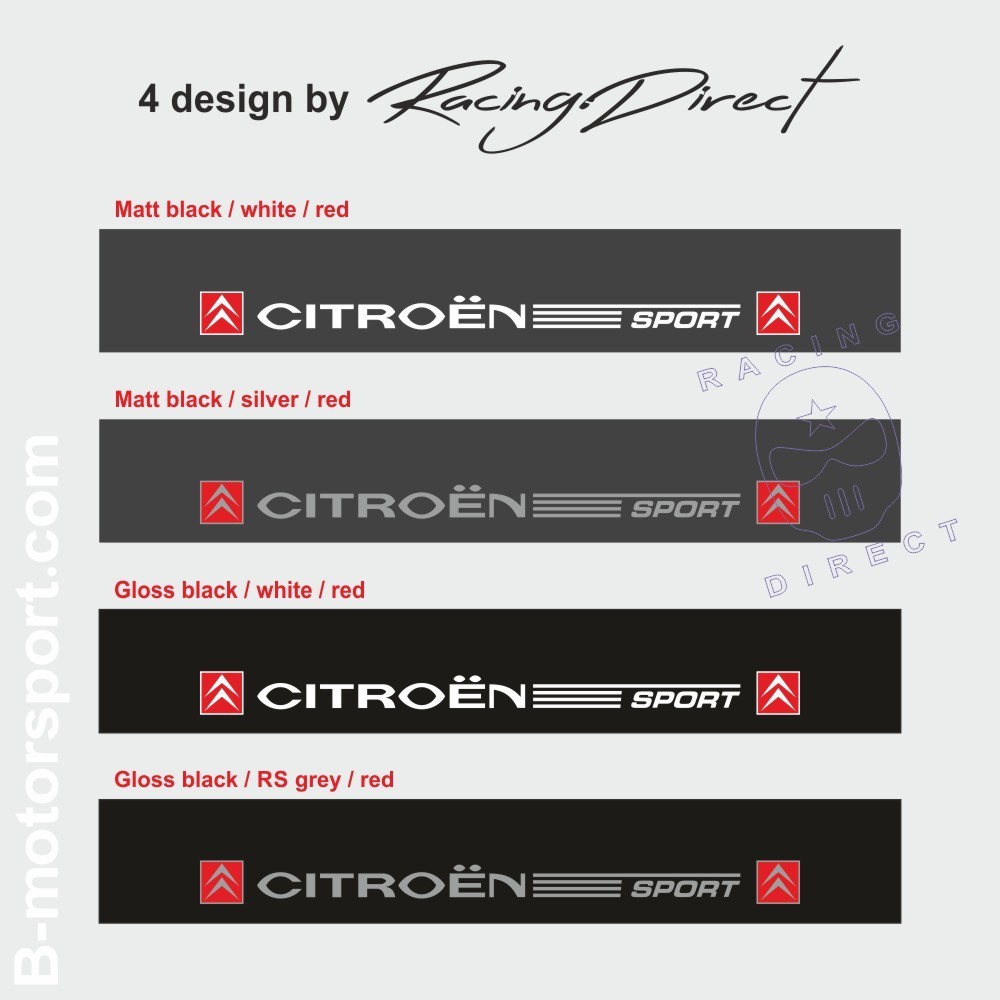 Windshield decal CITROEN SPORT for C1 C2 C3 C4 DS3 DS4 Aircross Saxo
