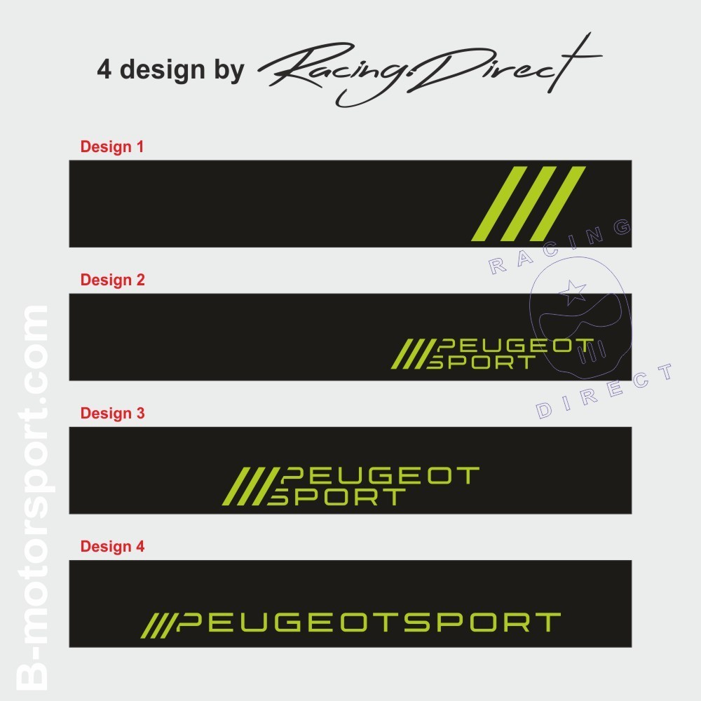 Parabrezza adesivo PEUGEOT SPORT design 2025