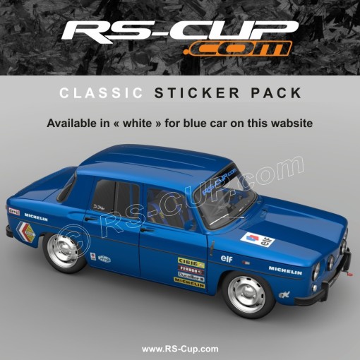 BLACK EDITION CLASSIC - Full sticker kit for RENAULT 8 GORDINI