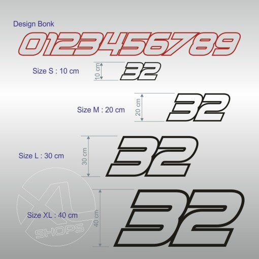 Racing number sticker in 2 copies - Robbers look