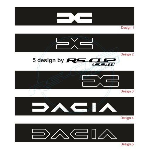 Parabrezza adesivo DACIA per Sandero Duster Spring Jogger