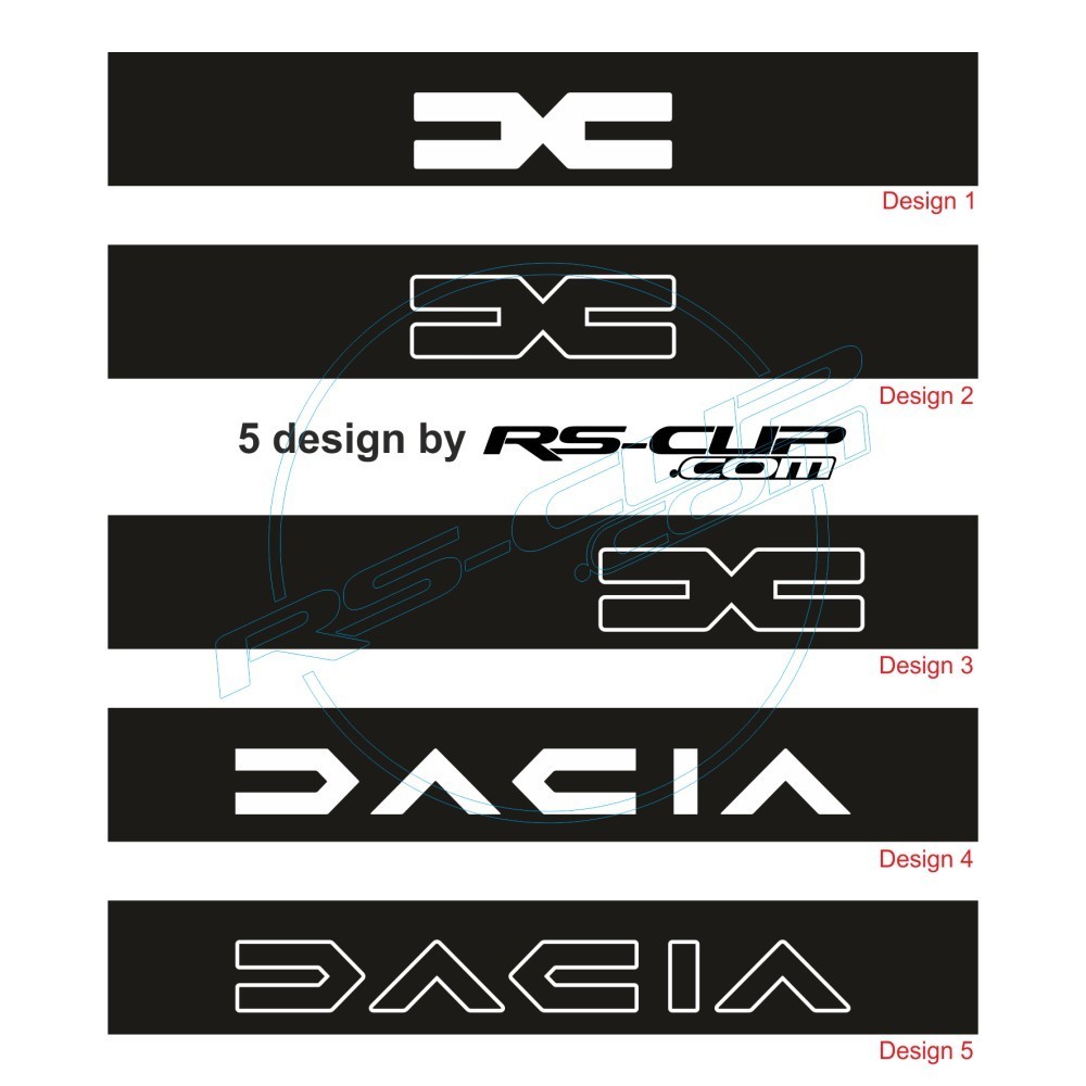 Windshield decal DACIA for Sandero Duster Spring Jogger