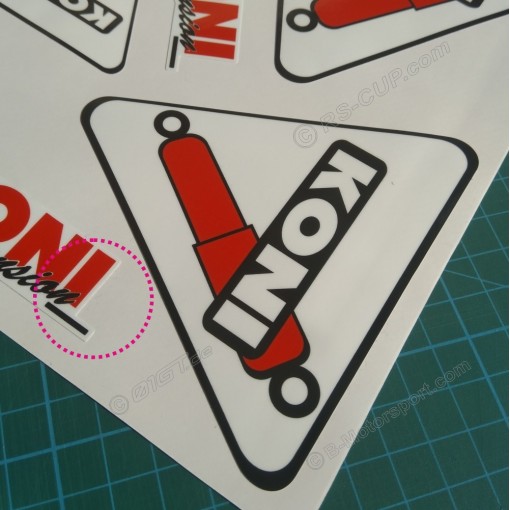 KONI Suspension - Set of 10 vintage stickers