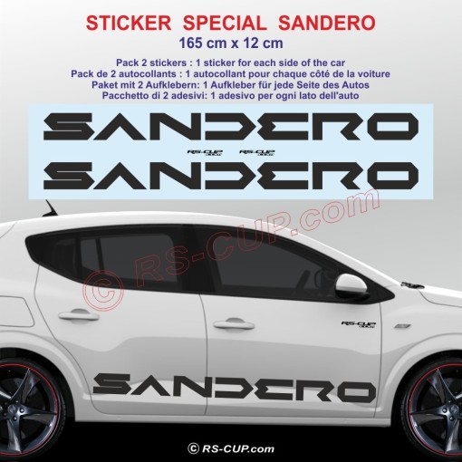SANDERO - 2 Seitenstreifen Aufbleber für Dacia Jogger - Design 1