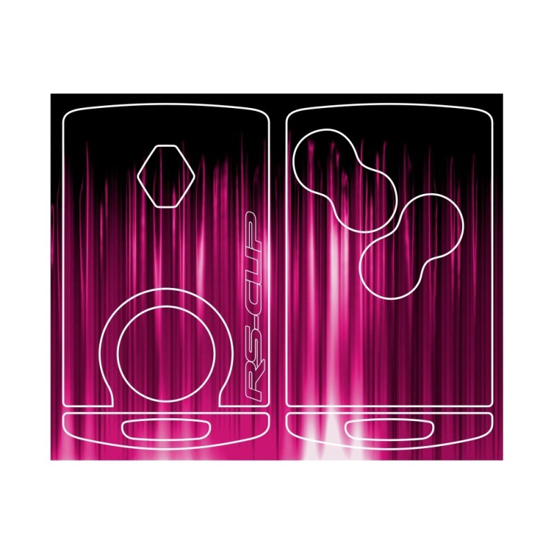 PINK rose Sticker de clé 4 boutons pour carte Clio 4 Megane 3 Scenic 3 Captur