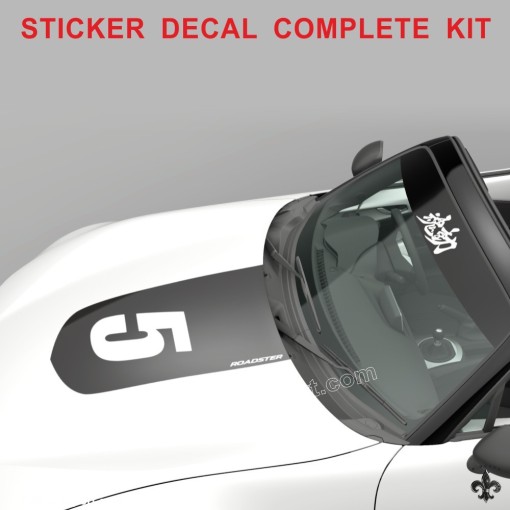 ROADSTER 5 - Komplettes Grafik-Kit für alle MX-5 Mazda-Modelle