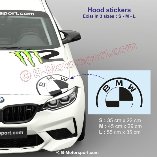 Mezzo logo BMW per angolo del cofano