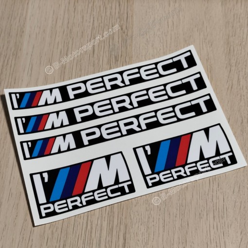 I'M Perfect – Set of 5 stickers for BMW enthusiasts