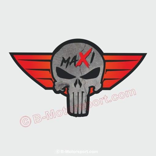 MINI COOPER SKULL – 4 stickers for MINI enthusiasts