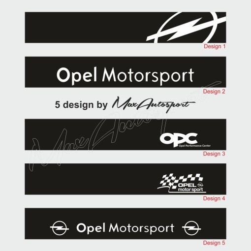 Parabrezza adesivo OPEL Motorsport OPC per Astra Corsa Mokka Frontera