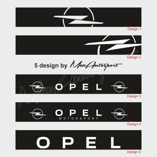 Parabrezza adesivo OPEL Motorsport per Astra Corsa Mokka Frontera