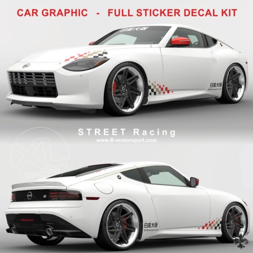STREET RACING - Complete graphic kit for all NISSAN models