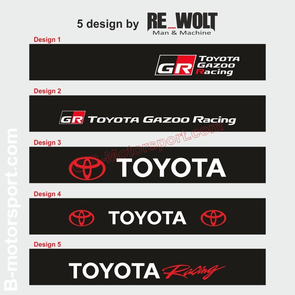 Paresoleil TOYOTA bicolore