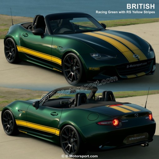 RACING STRIPES -  Complete sticker kit compatible with all MAZDA MX-5 na nb nc nd models