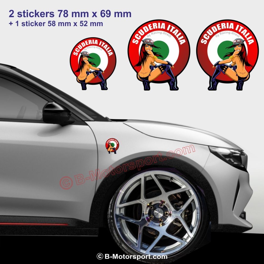 3 SCUDERIA ITALIA ALFA ROMEO sticker decal