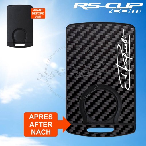 Sticker Clé 4 boutons ALPINE A110 LOOK CARBONE RAGNOTTI